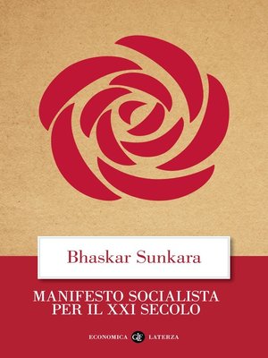 cover image of Manifesto socialista per il XXI secolo